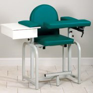 6022-F Clinton Extra Tall Blood Draw Chair